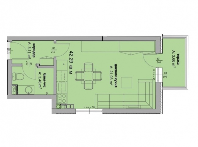 New condos for sale close to beach in Ravda, Nessebar